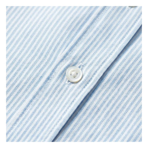 Smallable Woman - Striped Chili Short Shirt | Ice Blue