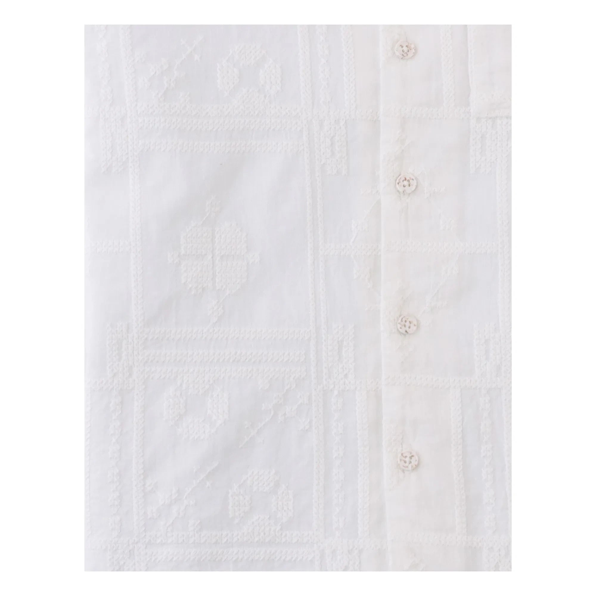 Gingersnaps - Timothy Embroidered Shirt | White