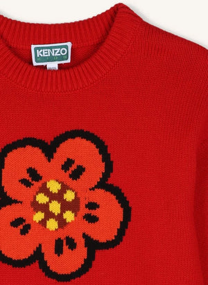 Kenzo - Kenzo Jakarlı Kazak | Kırmızı