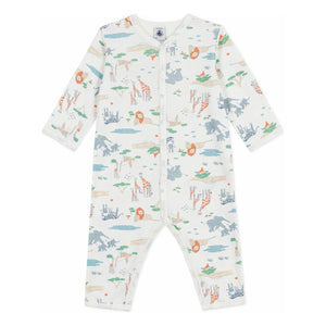 Petit Bateau - Dors Bien Savane Pajamas | White