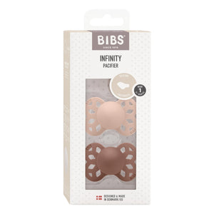 Bibs - Infinity Anatomical Pacifier Tips - 2-Pack | Terracotta