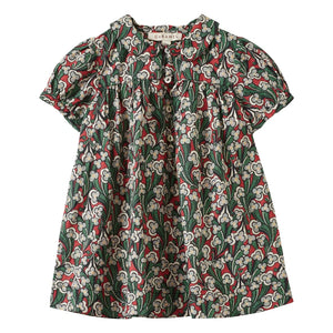 Caramel - Nina Liberty Dress and Bloomer Set | Burgundy