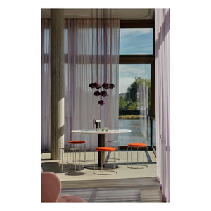 & Tradition - Verner Panton VP11 tel tabure için oturak | Kırmızı gelincik