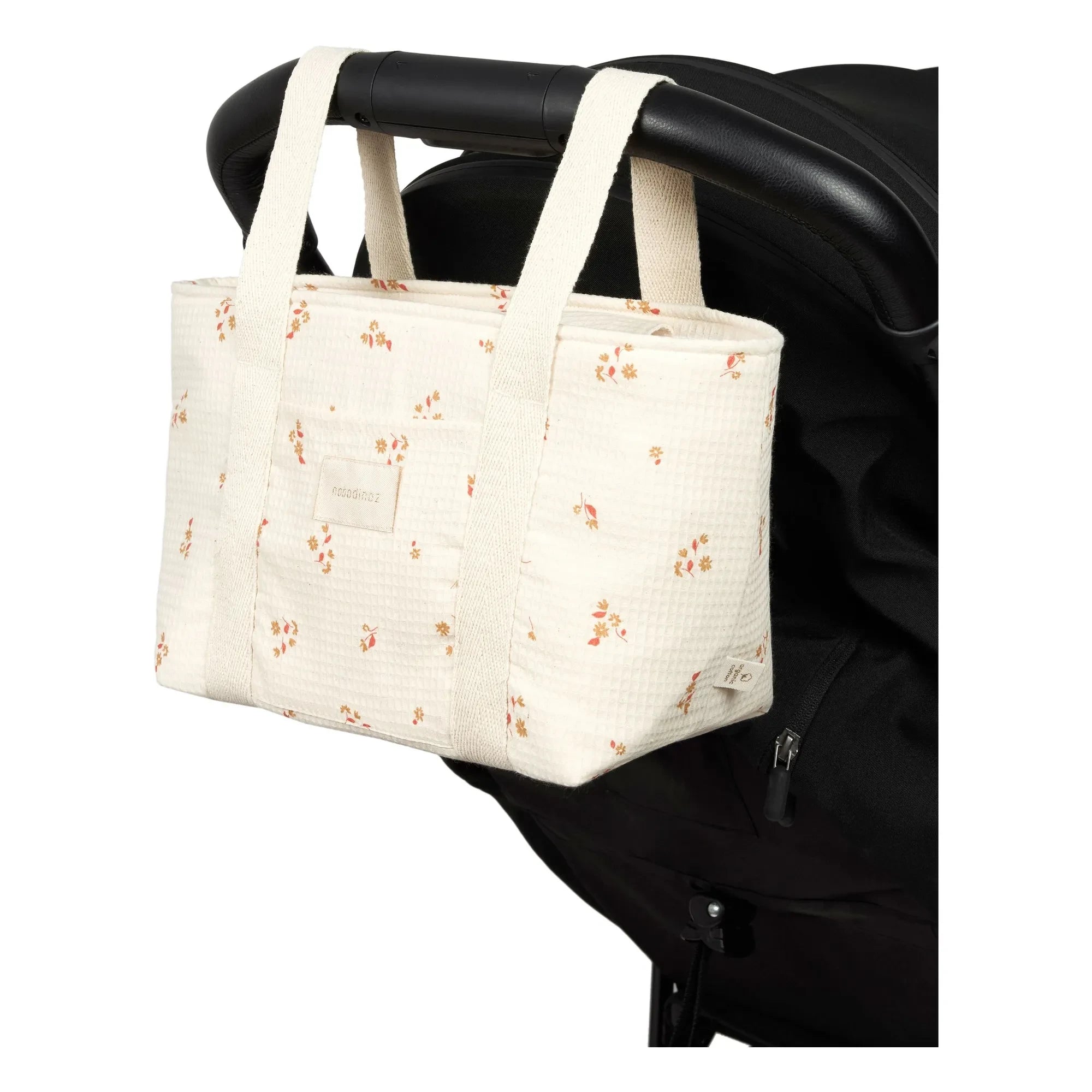 Nobodinoz - Opera Lily stroller organizer bag | Ecru