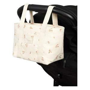 Nobodinoz - Opera Lily stroller organizer bag | Ecru
