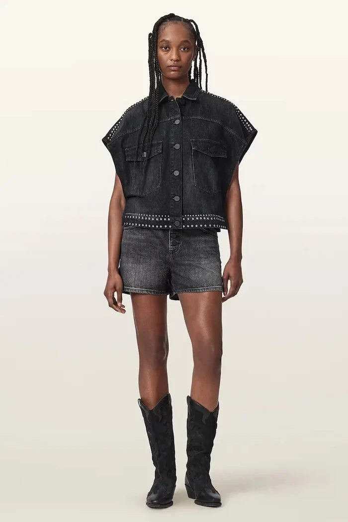 AllSaints Kadın Kot Gömlek ALBA