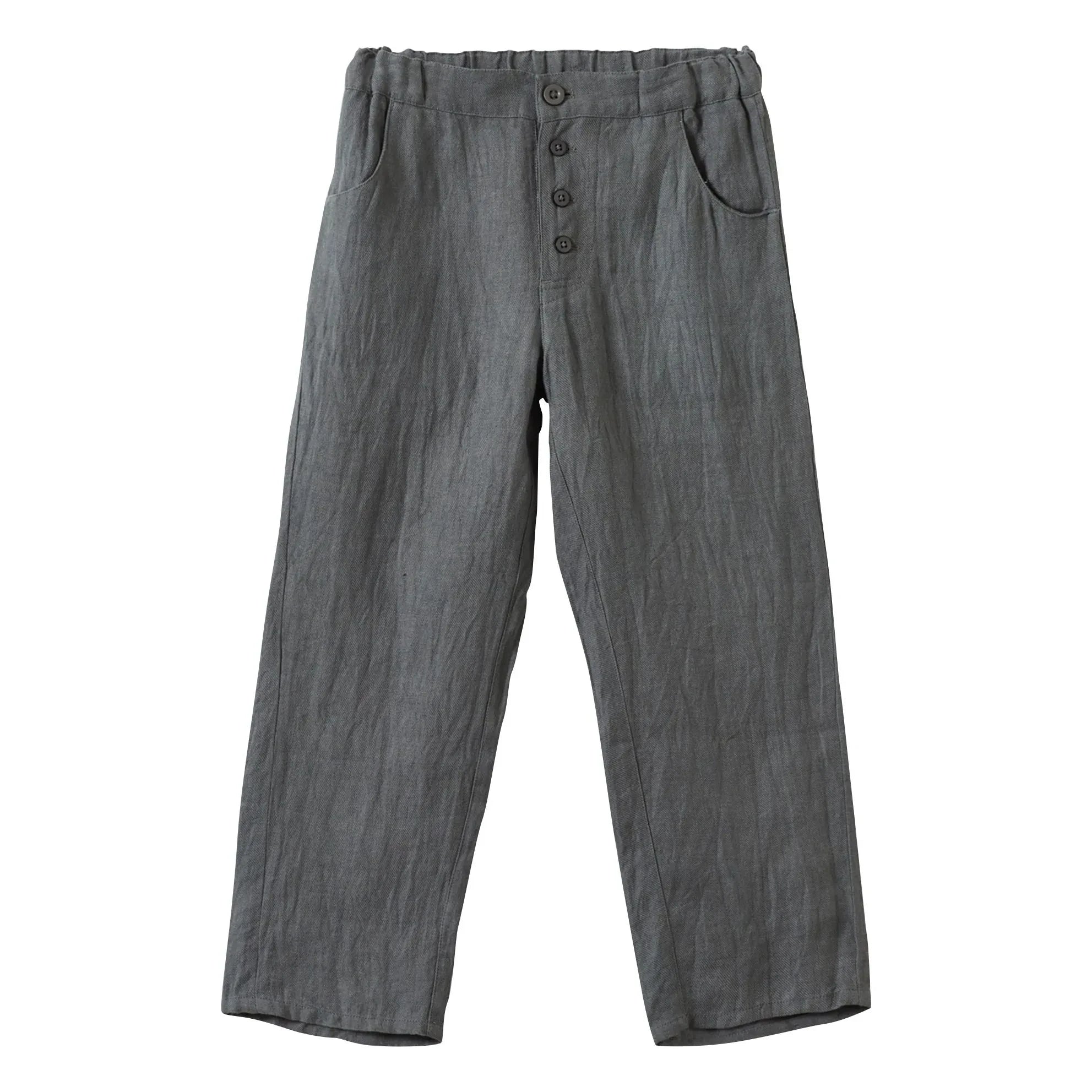 Caramel - Sullivan Linen Pants | Dark Gray