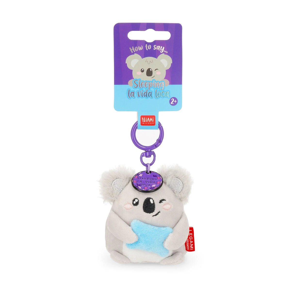Legami - Koala Plush Toy Key Ring - Tiny Super Soft!