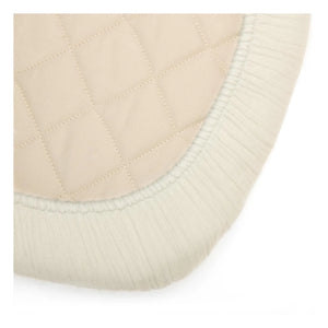 Charlie Crane - Kodo Crib Sheet with Elastic | Milk