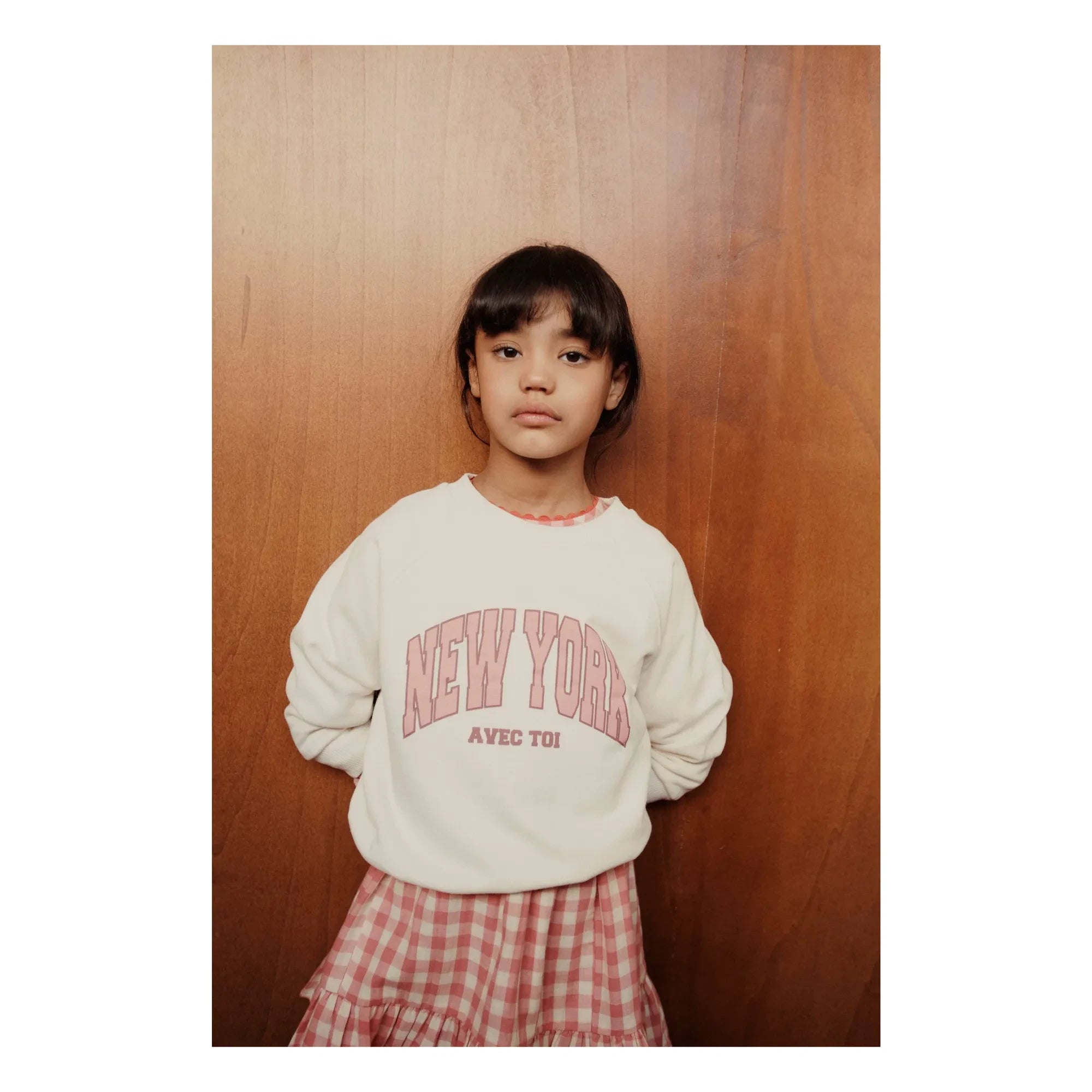 Emile et Ida - Sweatshirt New York Organic Cotton | Cream