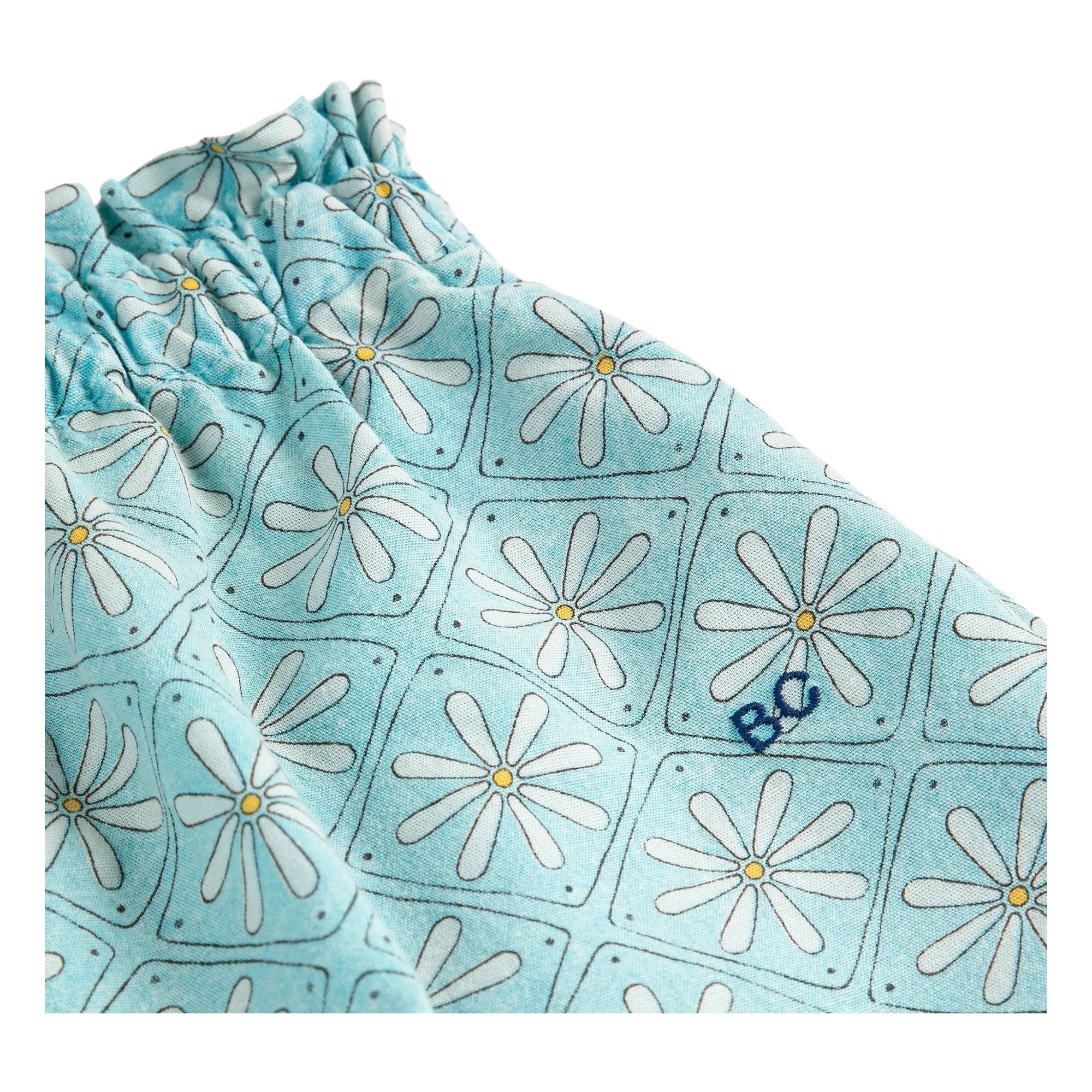 Bobo Choses - Organic Cotton Daisy Skirt Shorts | Light Blue
