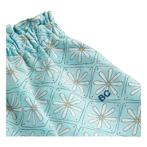 Bobo Choses - Organic Cotton Daisy Skirt Shorts | Light Blue