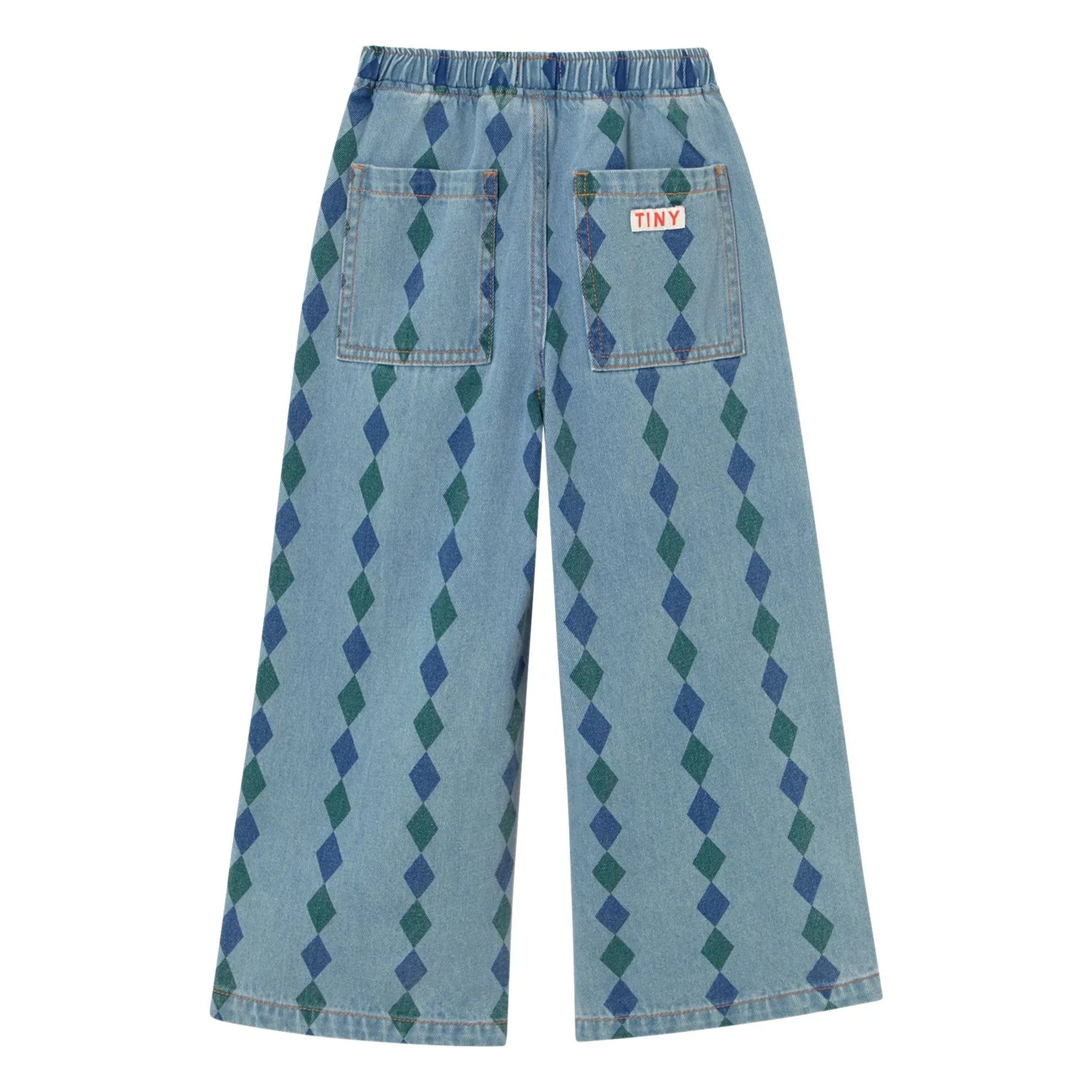 Tinycottons - Losange Loose Fit Jeans | Blue