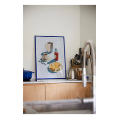 Paper Collective - House Special poster, Adrienna Matzeg | Blue
