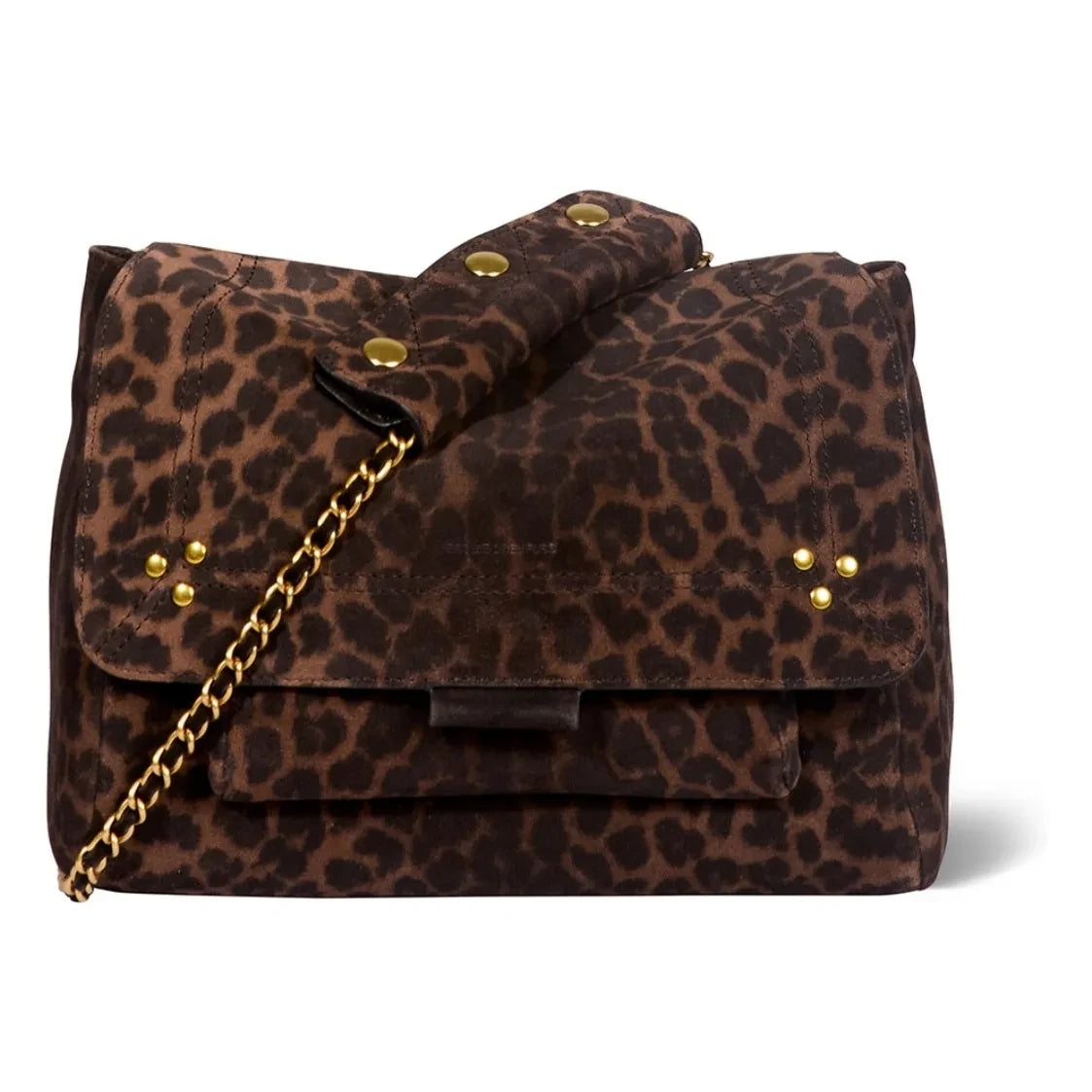 Jérôme Dreyfuss - Lulu M Leopard Bag | Brown