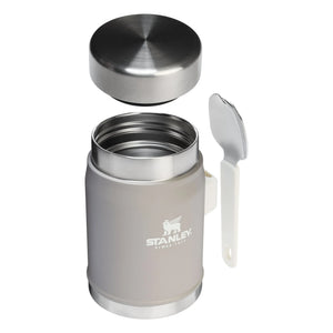 Stanley 1913 - Legendary Thermos Jar with Spoon/Fork 0.4 L | Gray