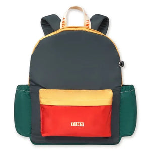 Tinycottons - Color Blocking Backpack | Dark Blue