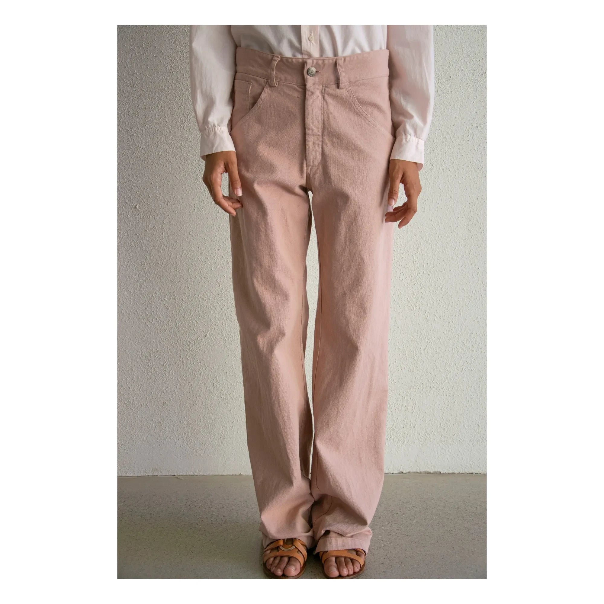 THEAVANT - Zeynep Cotton Pants | Beige