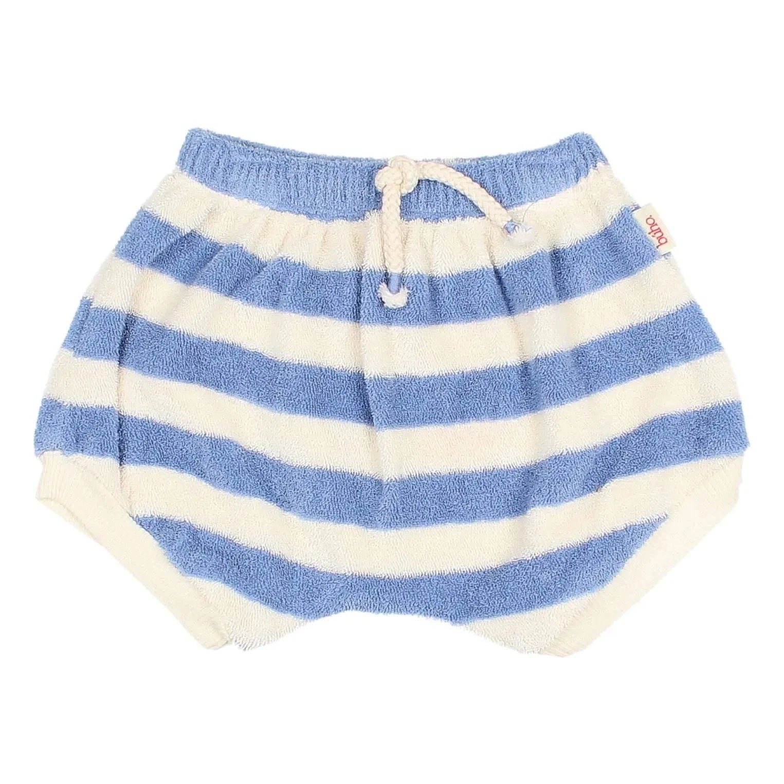 Búho - Organic Cotton Striped Shorts | Light Blue