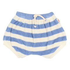 Búho - Organic Cotton Striped Shorts | Light Blue