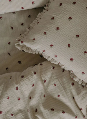 garbo&friends - Rosehip Ruffled Pillowcase