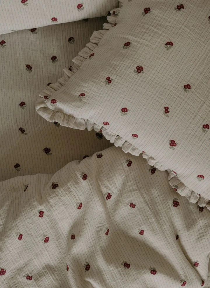 garbo&friends - Rosehip Ruffled Pillowcase