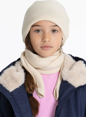 Smallable Kid - Ninon Wool Scarf | Ecru