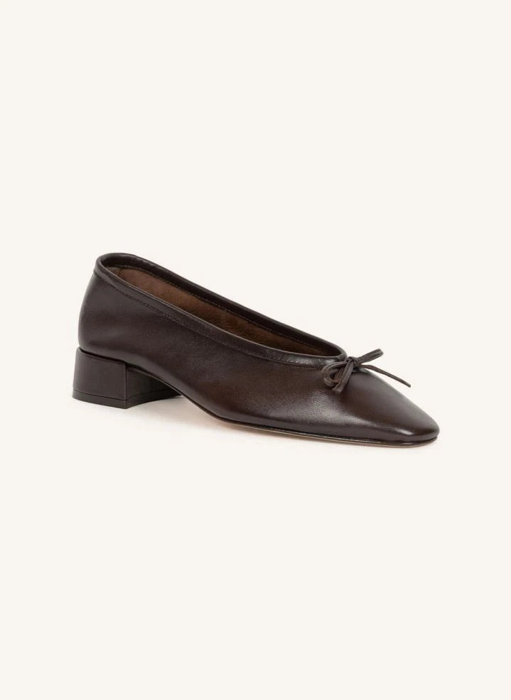 Bobbies - Agata Leather Flats | Brown