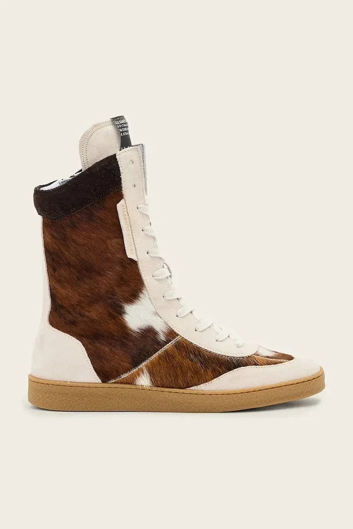 AllSaints Louise High Top Deri Spor Ayakkabı