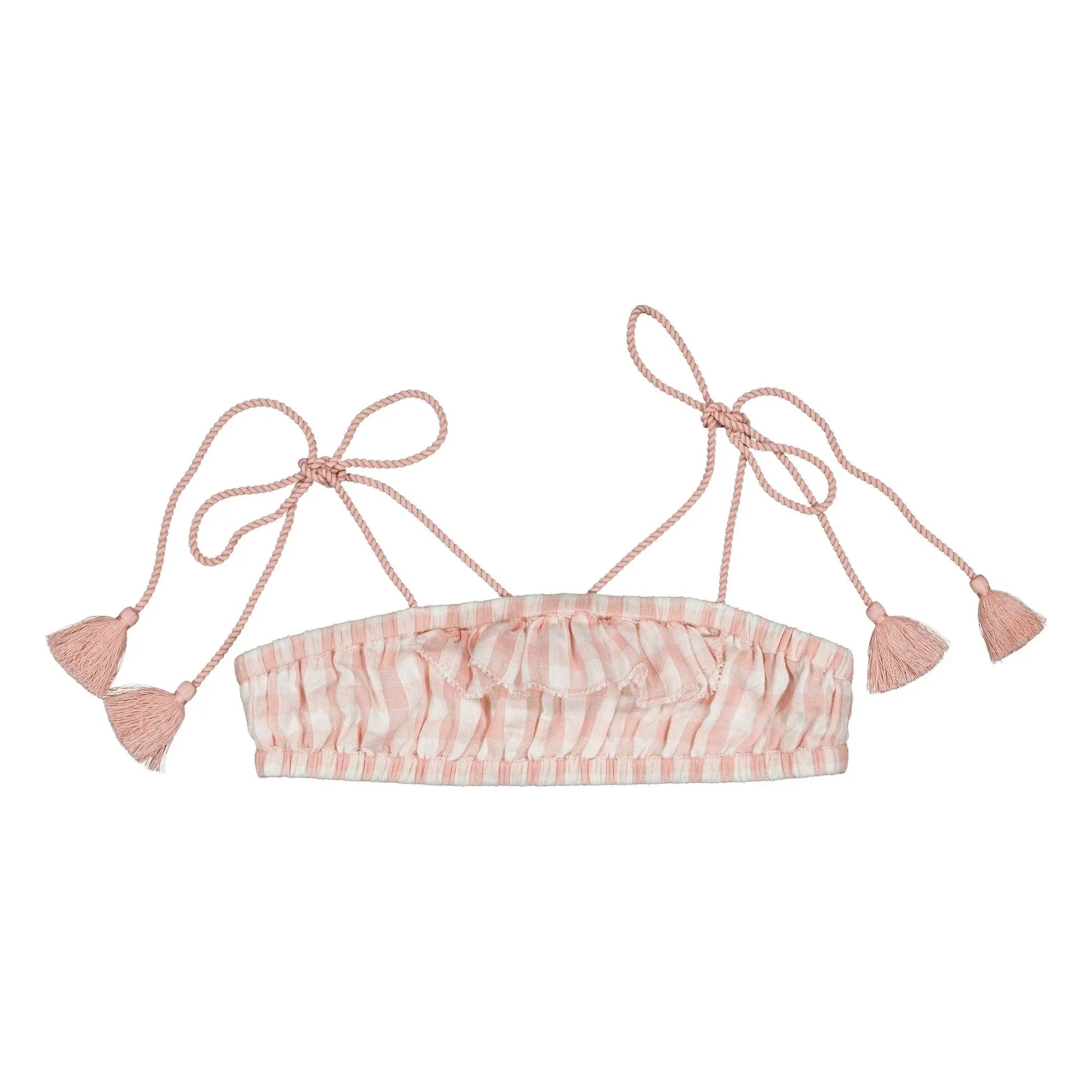 Louis Louise - 2-Piece Ambiguous Vichy Swimsuit | Powder Pink