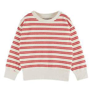 Emile et Ida - Red Striped Sweatshirt