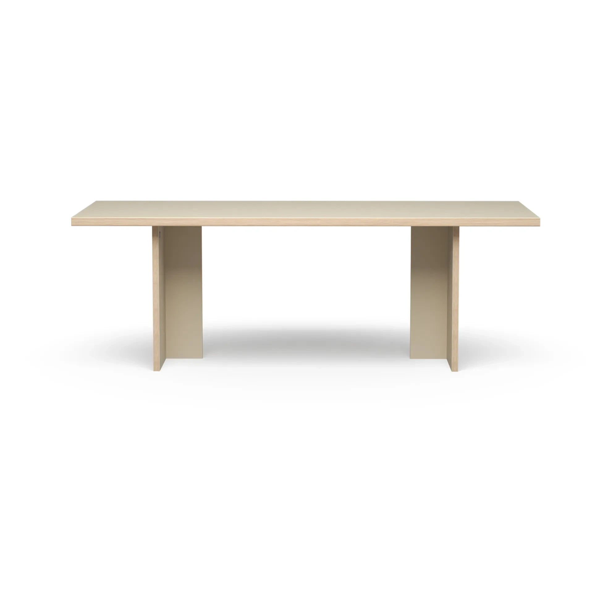 HKliving - Rectangular Dining Table | Cream