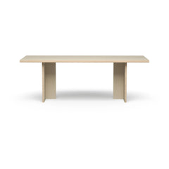 HKliving - Rectangular Dining Table | Cream