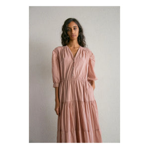 THEAVANT - Joana Cotton Voile Dress | Beige