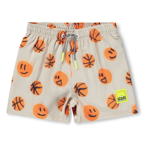 Molo - Niko Basket Ball Recycled Fiber Swim Shorts | Beige