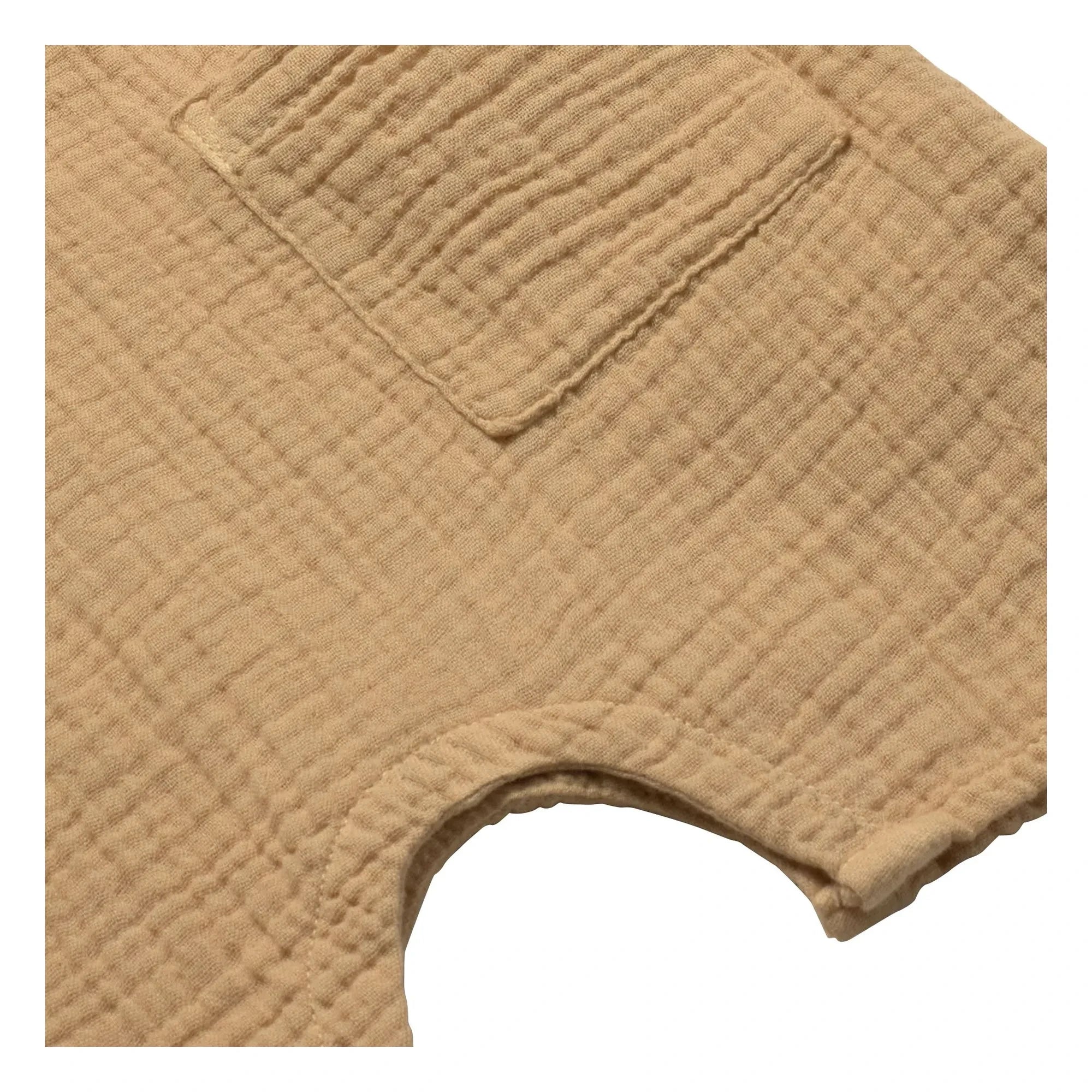 Cozmo - Pine Cotton Gaze Jumpsuit | Sand