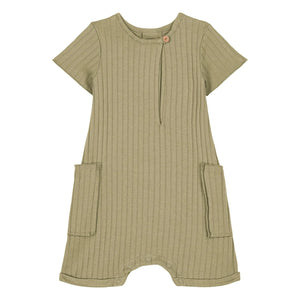 Studio Bohème - Ribbed Romper Aimé Organic Cotton | Khaki