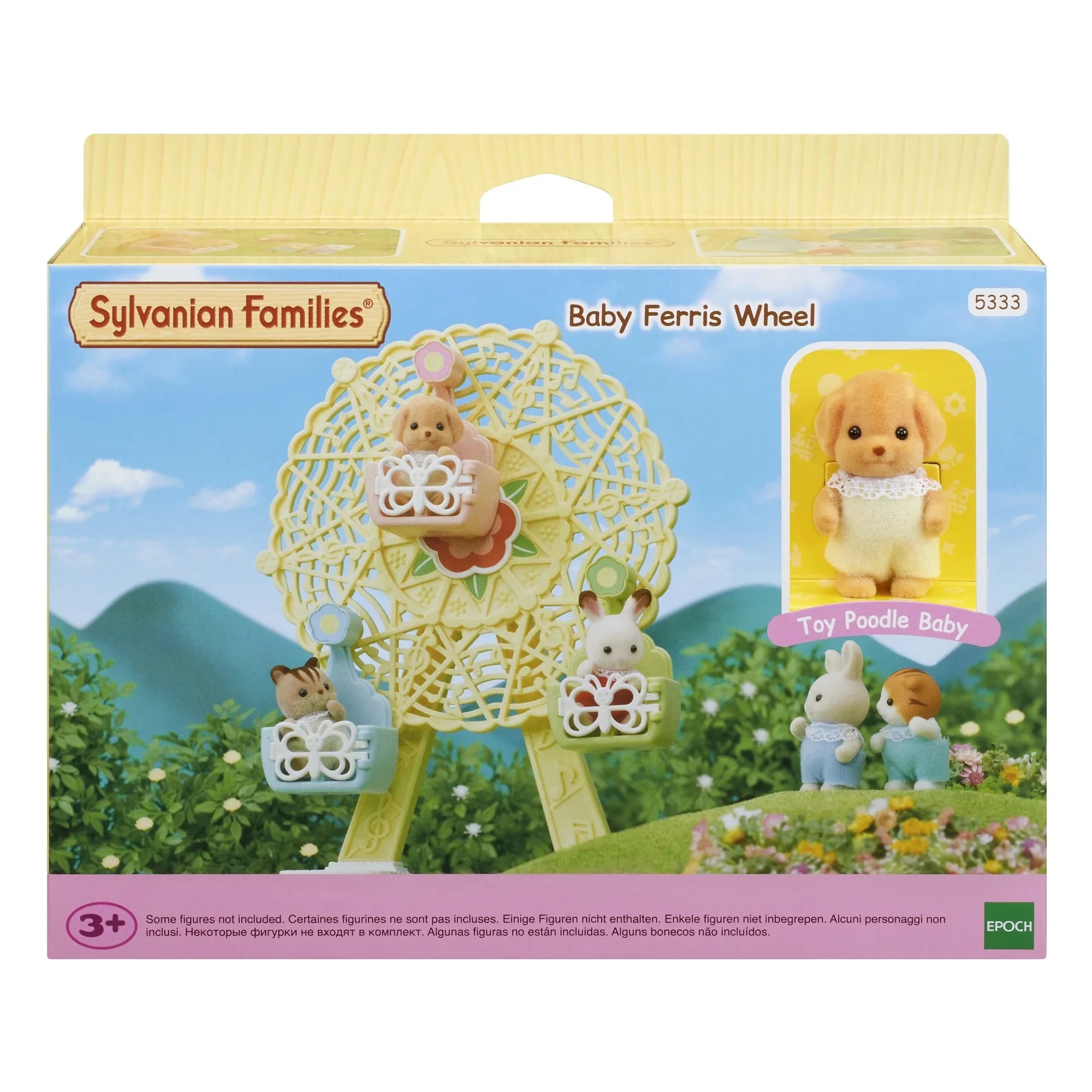Sylvanian Families - Carousel and Baby Dachshund Toy
