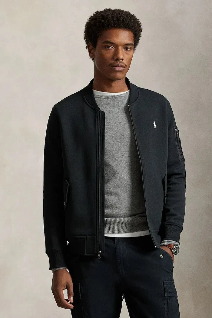 Polo Ralph Lauren pamuklu erkek fermuarlı sweatshirt