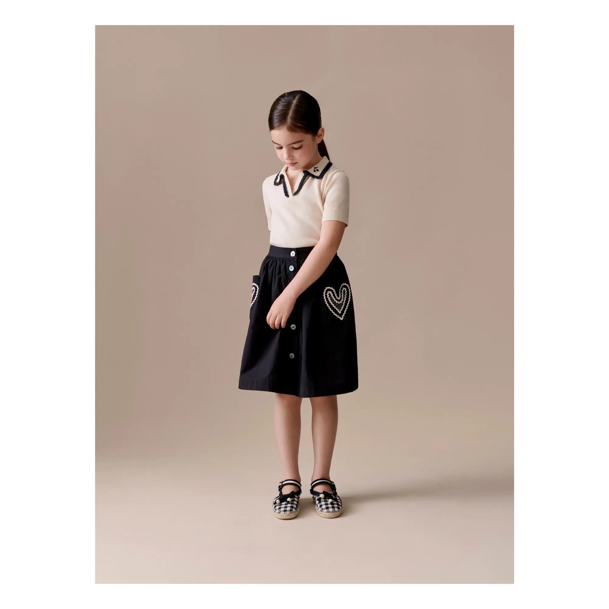 Bonpoint - Polo Lisette Wool | Ecru