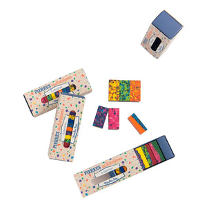 Moulin Roty - Multi-Color Painting Candle Colors - Set of 6