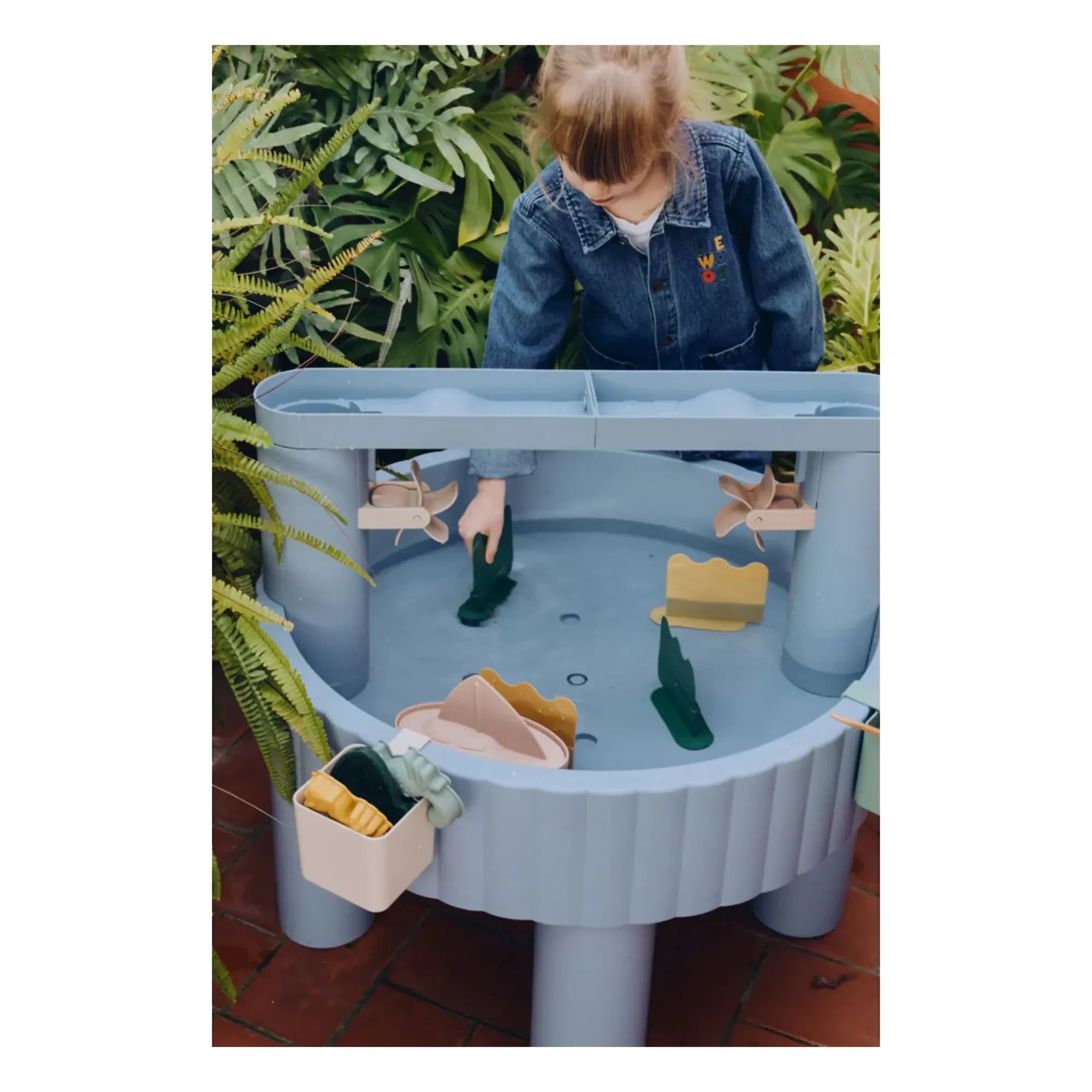 Liewood - Sepp activity table | Beach blue/multi-color mix