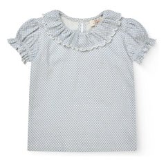 Copenhagen Colors - Organic Cotton Blouse | Gray Blue