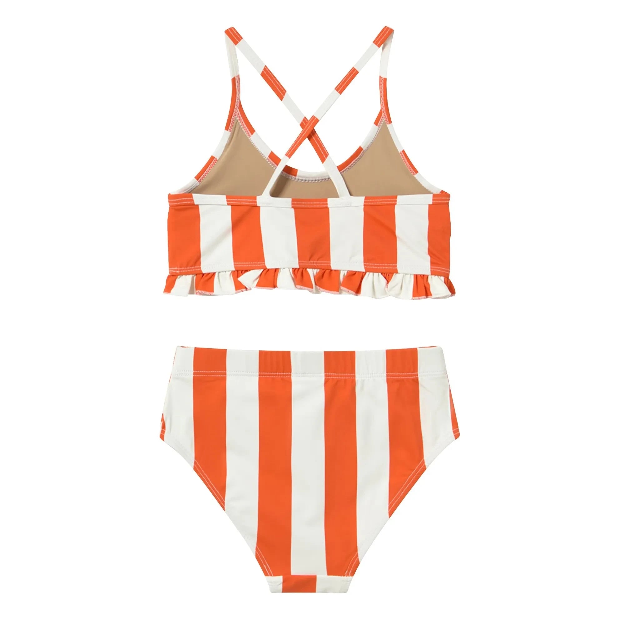 Tinycottons - Striped Swimsuit | Red