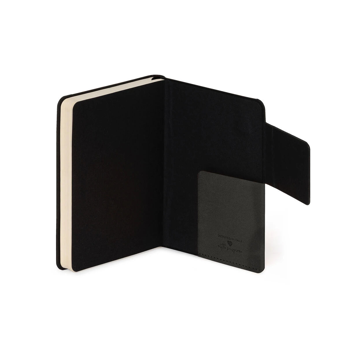Legami - Lined Notebook with Monochrome Soft Cover - Black Suit - My Notebook