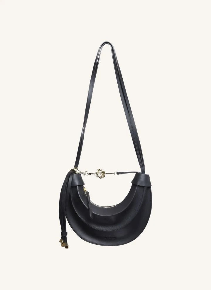 Farm Rio - Banana Small Leather Bag | Black