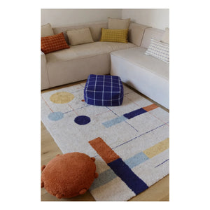 Lorena Canals - Geometric Patterned Rug | Beige