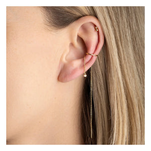 April Please - Earcuff Mael | Champagne