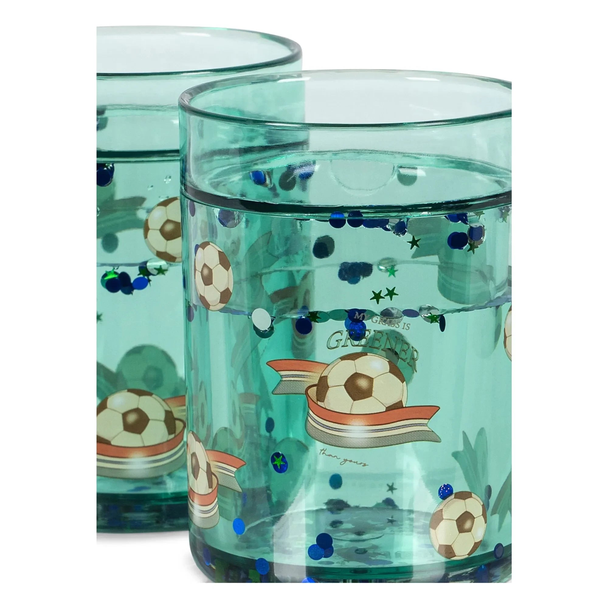 Konges Sløjd - Kick It Glitter Cups - Set of 2 | Blue