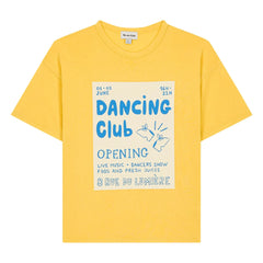 We Are Kids - Dylan Dancing Club T-shirt Organic Cotton | Yellow